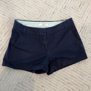 J Crew Navy Chino Shorts